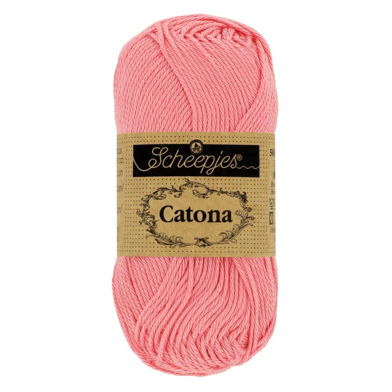 Scheepjes - Scheepjes Catona 409 Soft Rose Yarn - 10x50g