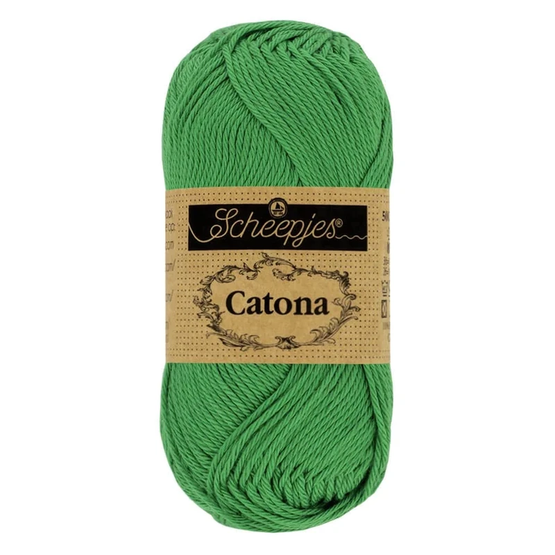 Scheepjes - Scheepjes Catona 515 Emerald Yarn - 20x25g