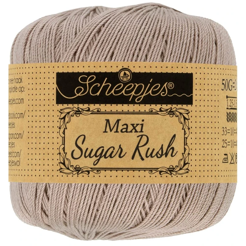Scheepjes - Scheepjes Maxi Sugar Rush 406 Soft Beige Yarn - 10x50g
