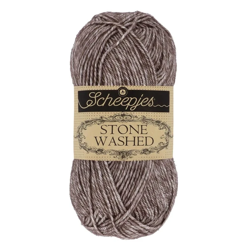Scheepjes - Scheepjes Stone Washed 829 Obsidian Yarn - 10x50g