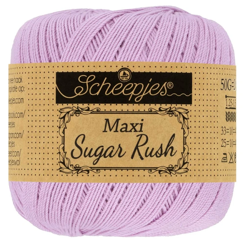 Scheepjes - Scheepjes Maxi Sugar Rush 226 Light Orchid Yarn - 10x50g
