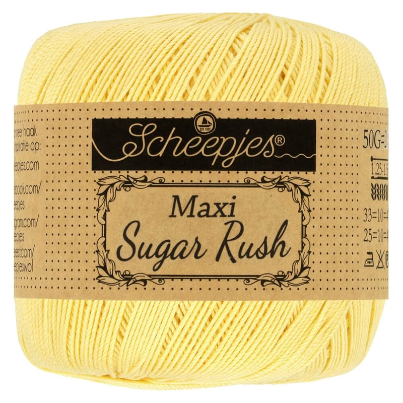 Scheepjes - Scheepjes Maxi Sugar Rush 403 Lemonade Yarn - 10x50g