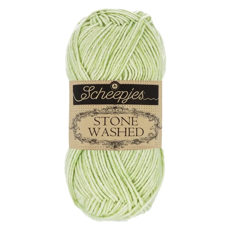 Scheepjes - Scheepjes Stone Washed 819 New Jade Yarn - 10x50g