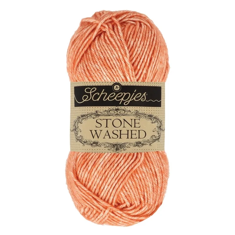 Scheepjes - Scheepjes Stone Washed 816 Coral Yarn - 10x50g