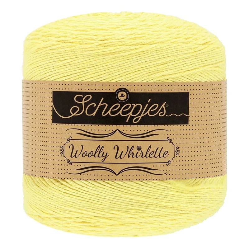 Scheepjes - Scheepjes Woolly Whirlette 571 Custard Yarn - 5x100g