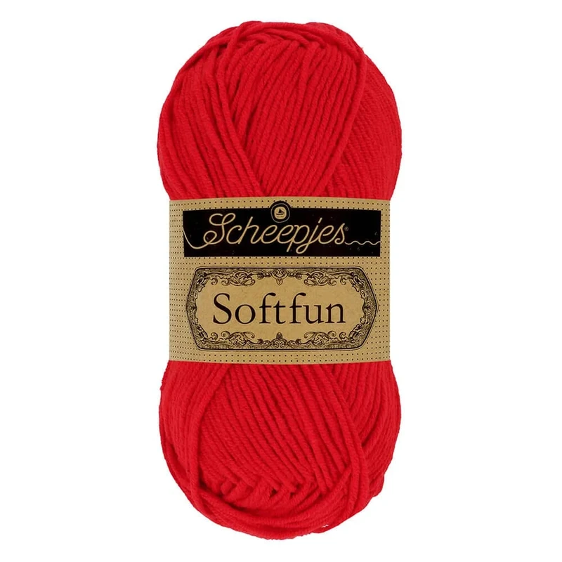 Scheepjes - Scheepjes Softfun 2410 Candy Apple Yarn - 10x50g