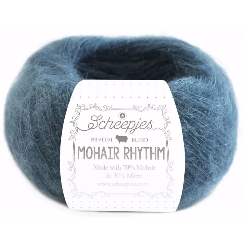Scheepjes - Scheepjes Mohair Rhythm 676 Polka Yarn - 10x25g