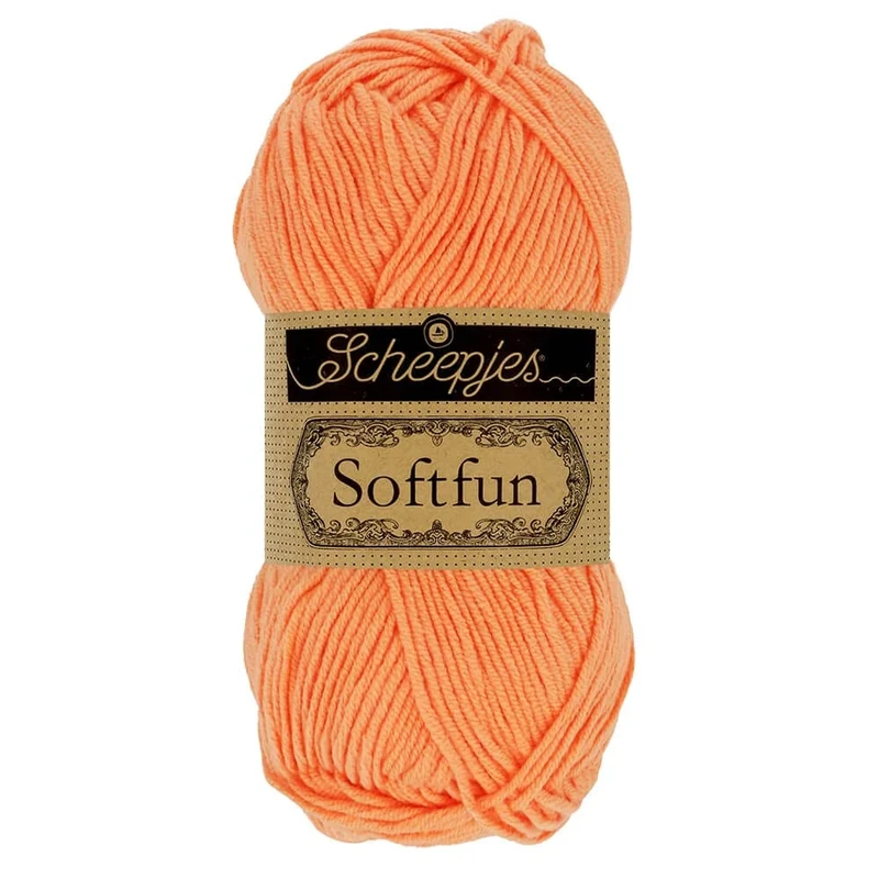 Scheepjes - Scheepjes Softfun 2652 Cantaloupe Yarn - 10x50g
