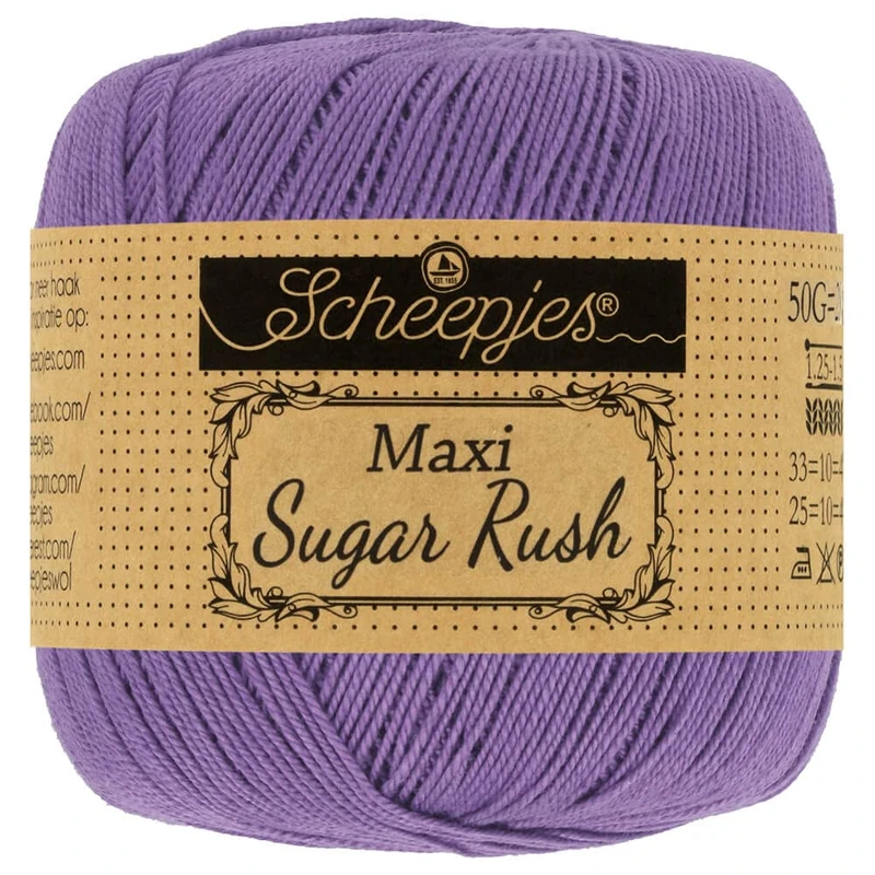 Scheepjes - Scheepjes Maxi Sugar Rush 113 Delphinium Yarn - 10x50g