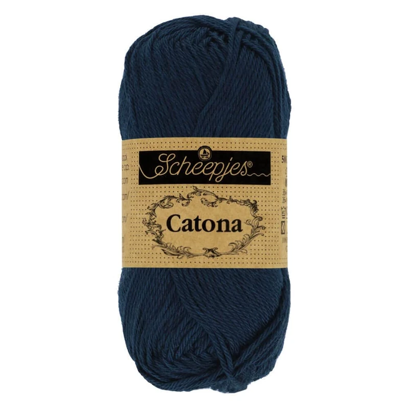 Scheepjes - Scheepjes Catona 124 Ultramarine Yarn - 10x50g