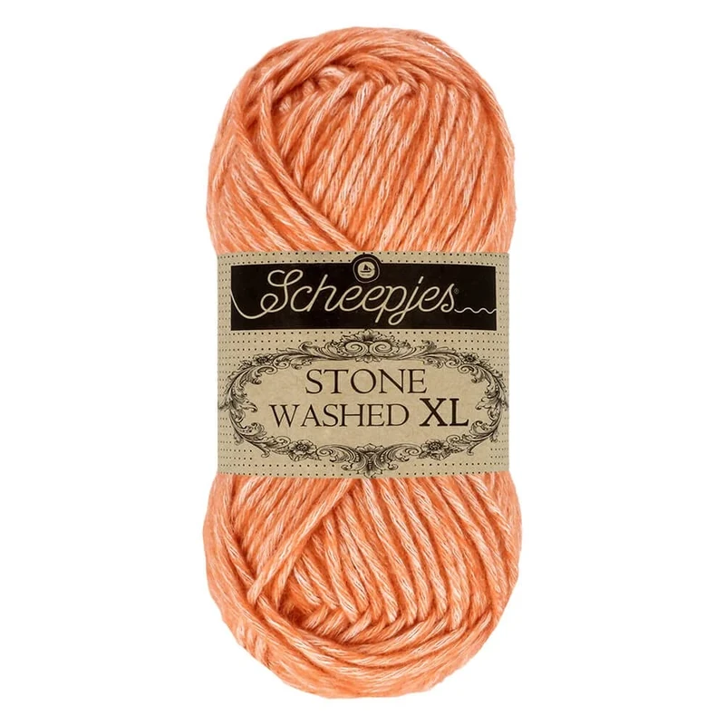Scheepjes - Scheepjes Stone Washed XL 856 Coral Yarn - 10x50g