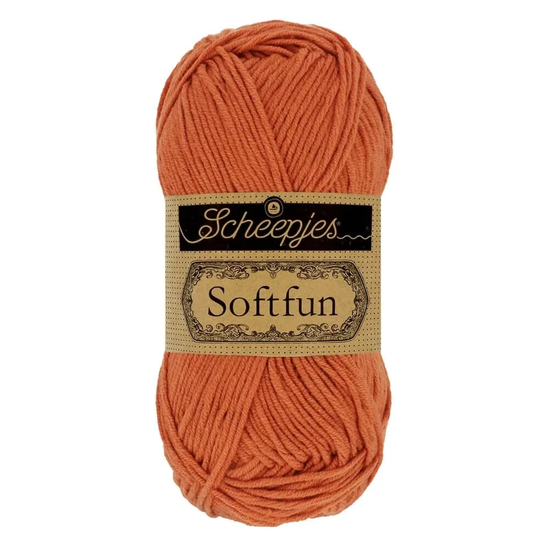 Scheepjes - Scheepjes Softfun 2431 Clay Yarn - 10x50g