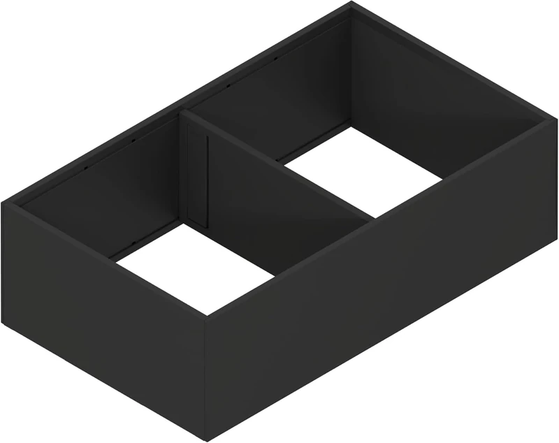 Blum 9888218 Frontauszugsrahmen, ab NL400mm, Stahl Ambia-Line Front Extension Frame, from NL400 mm, Steel, Carbon Black matt, carbonschwarz matt