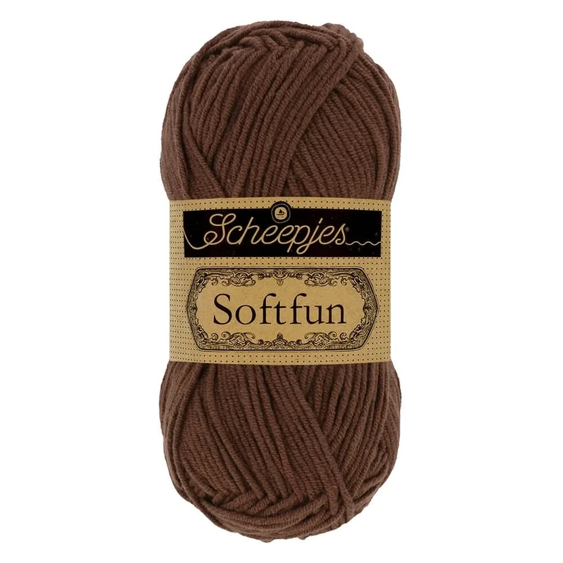 Scheepjes - Scheepjes Softfun 2491 Pecan Yarn - 10x50g