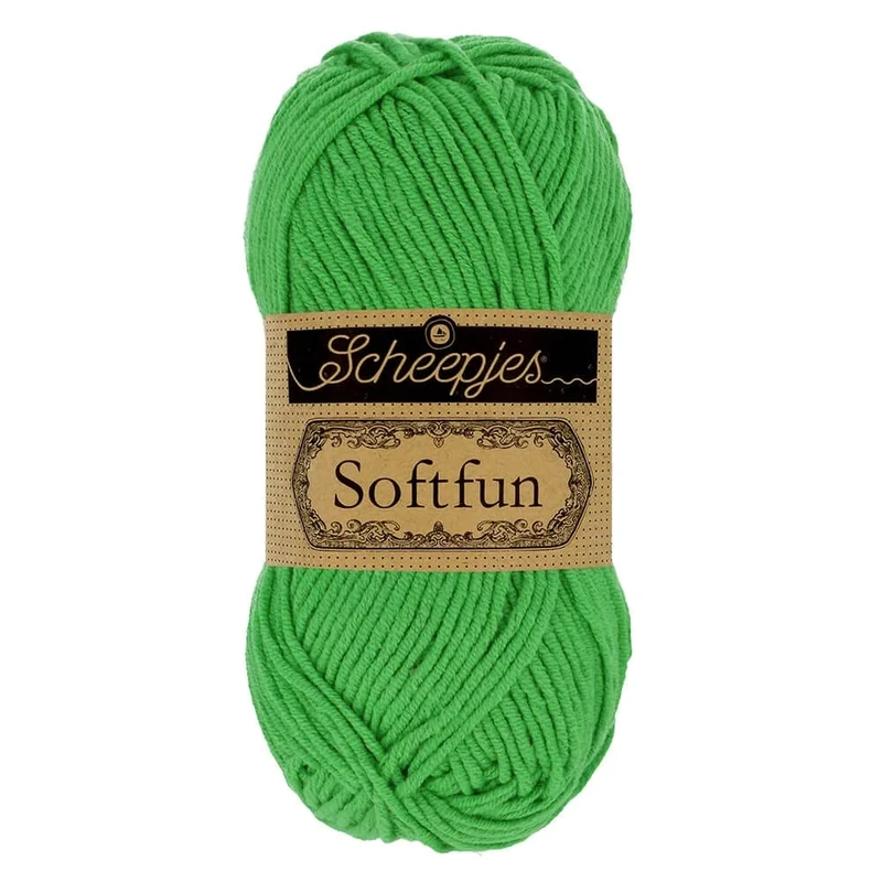 Scheepjes - Scheepjes Softfun 2605 Emerald Yarn - 10x50g