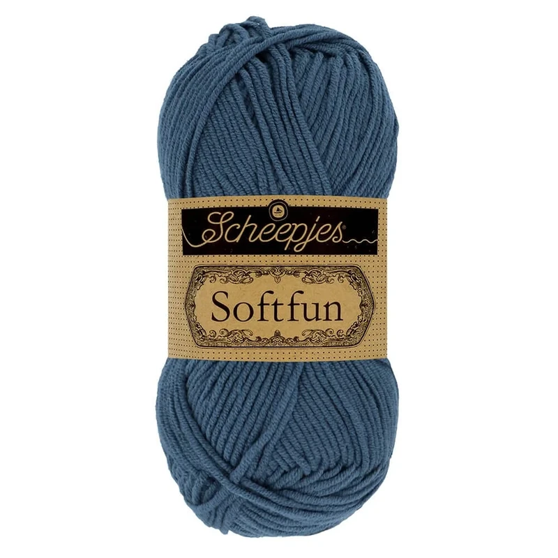 Scheepjes - Scheepjes Softfun 2489 Denim Yarn - 10x50g