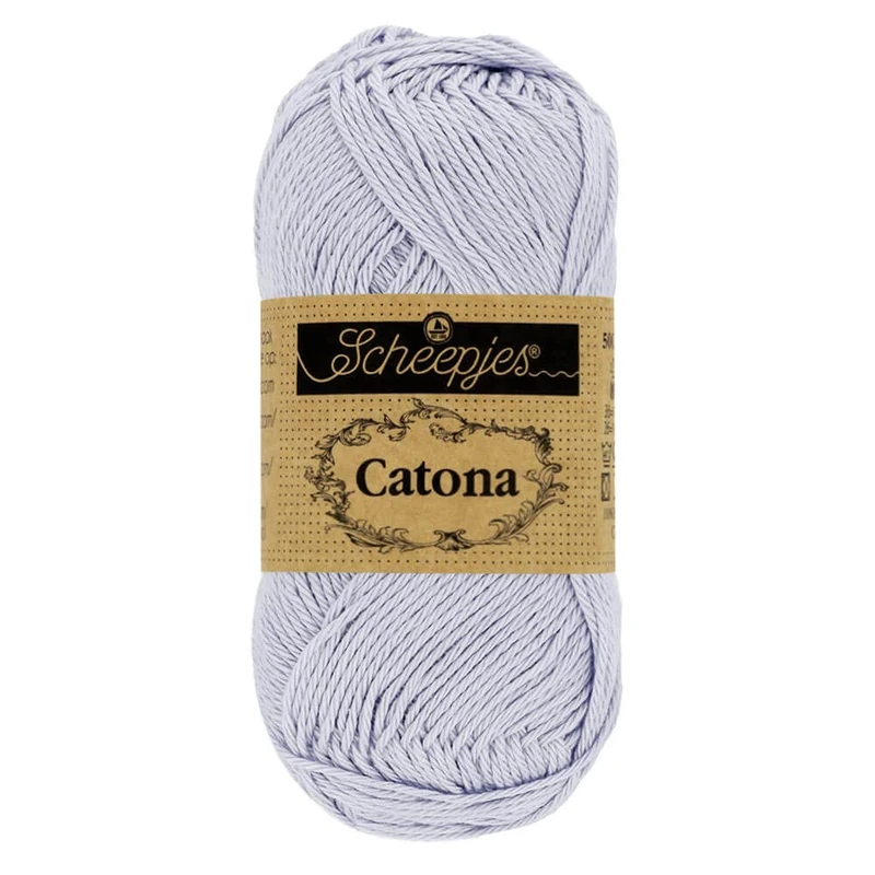 Scheepjes - Scheepjes Catona 399 Lilac Mist Yarn - 10x50g