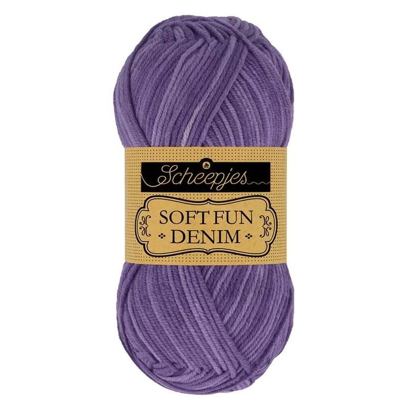 Scheepjes - Scheepjes Softfun Denim 513 Yarn - 10x50g