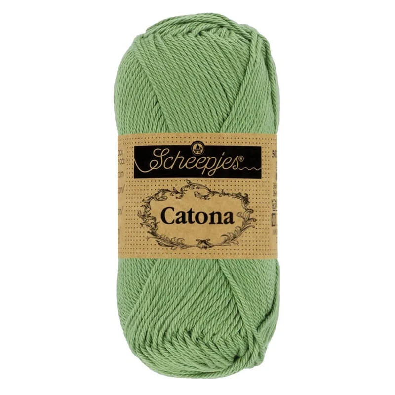 Scheepjes - Scheepjes Catona 212 Sage Green Yarn - 20x25g