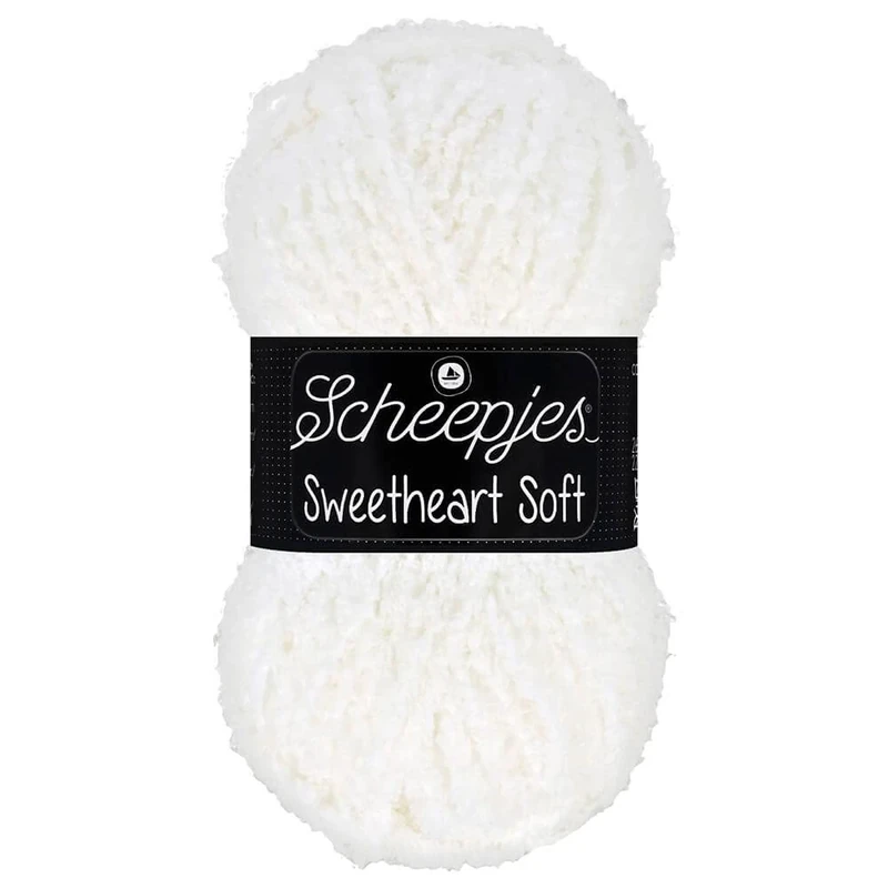 Scheepjes - Scheepjes Sweetheart Soft 001 Yarn - 10x100g