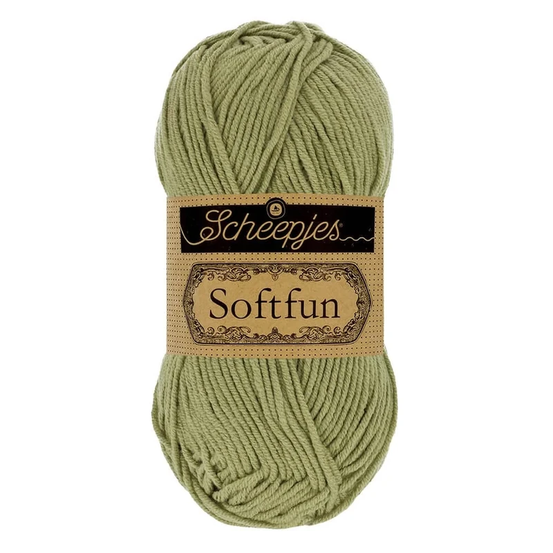 Scheepjes - Scheepjes Softfun 2606 Moss Yarn - 10x50g