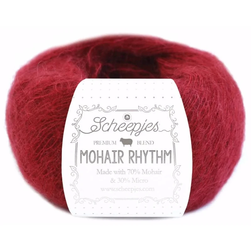 Scheepjes - Scheepjes Mohair Rhythm 683 Tango Yarn - 10x25g