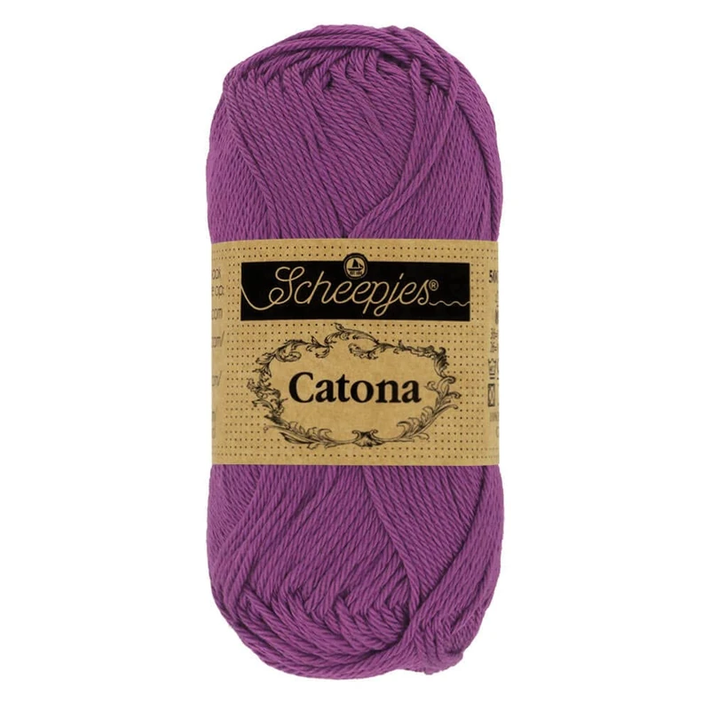 Scheepjes - Scheepjes Catona 282 Ultraviolet Yarn - 10x50g