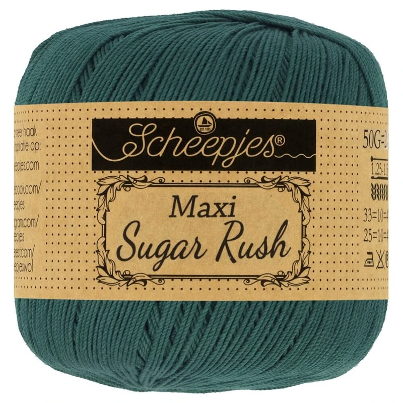 Scheepjes - Scheepjes Maxi Sugar Rush 244 Spruce Yarn - 10x50g