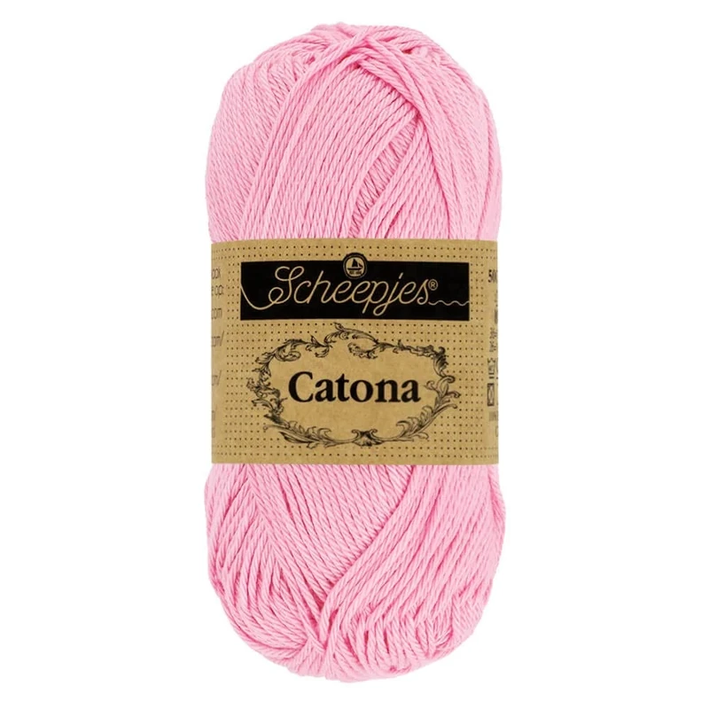 Scheepjes - Scheepjes Catona 222 Tulip Yarn - 20x25g