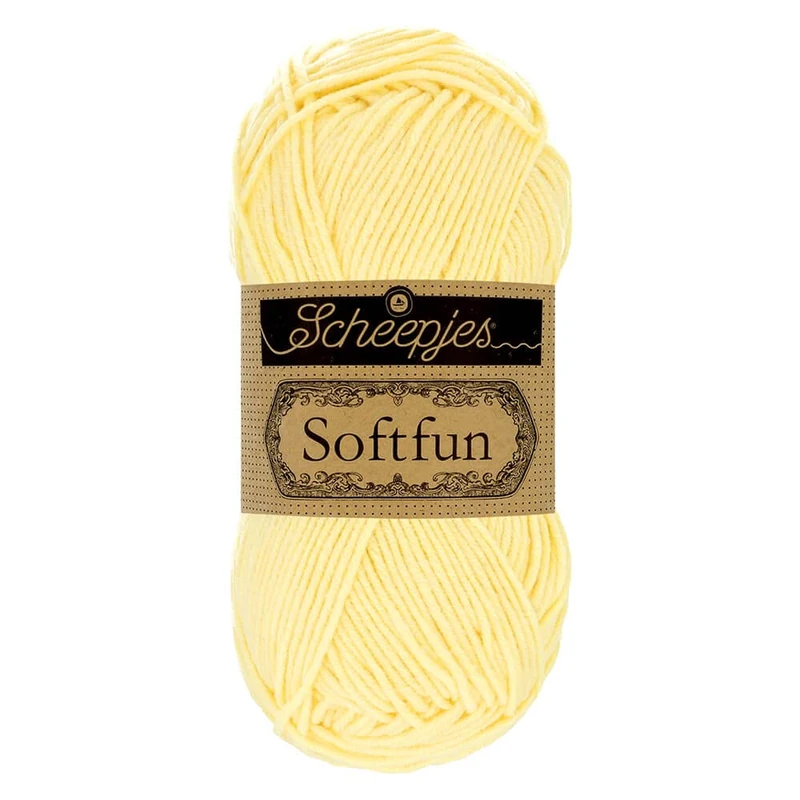 Scheepjes - Scheepjes Softfun 2496 Banana Yarn - 10x50g