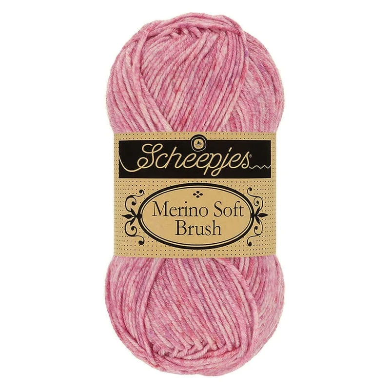 Scheepjes - Scheepjes Merino Soft Brush 256 Van Dyck Yarn - 10x50g
