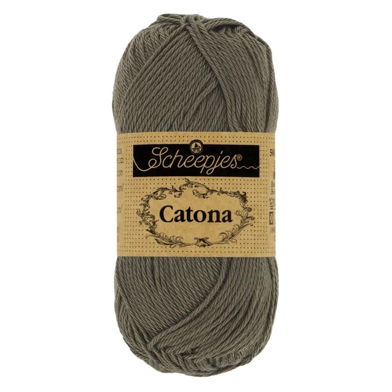 Scheepjes - Scheepjes Catona 387 Dark Olive Yarn - 20x25g