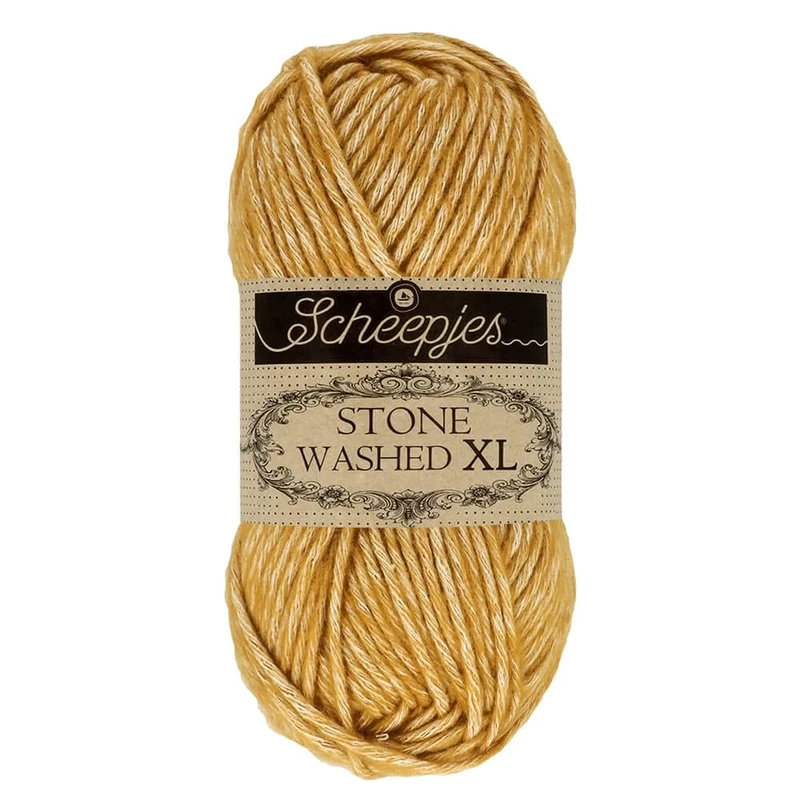 Scheepjes - Scheepjes Stone Washed XL 849 Yellow Jasper Yarn - 10x50g