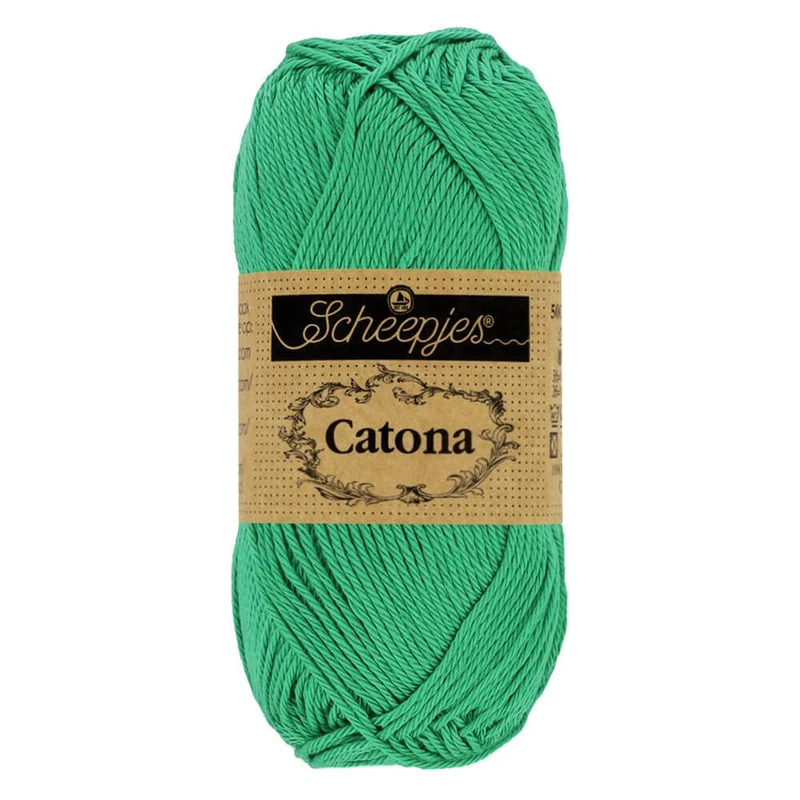 Scheepjes - Scheepjes Catona 241 Parrot Green Yarn - 10x50g