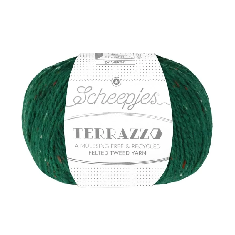 Scheepjes - Scheepjes Terrazzo 759 Verde Bottiglia Yarn - 5x50g