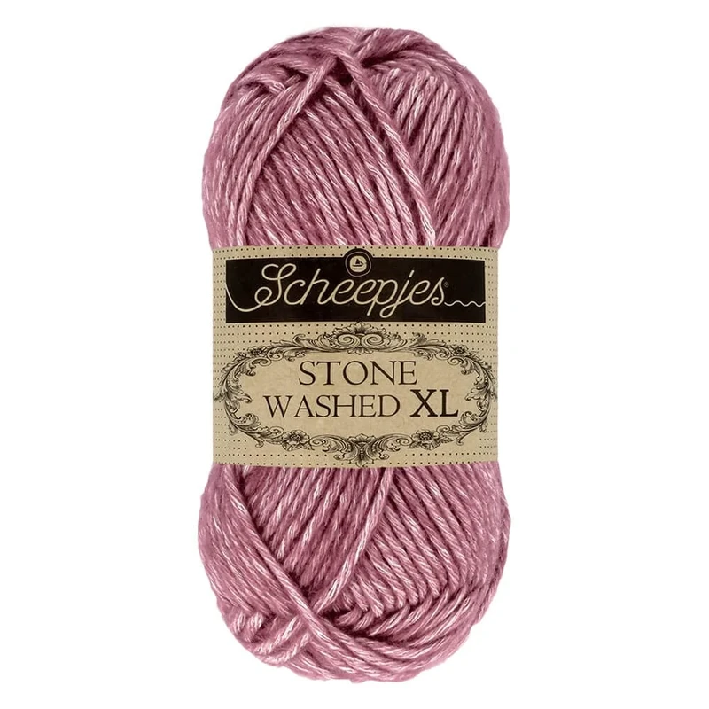Scheepjes - Scheepjes Stone Washed XL 848 Corundum Ruby Yarn - 10x50g