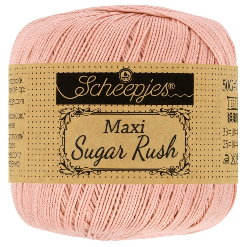 Scheepjes - Scheepjes Maxi Sugar Rush 408 Old Rosa Yarn - 10x50g