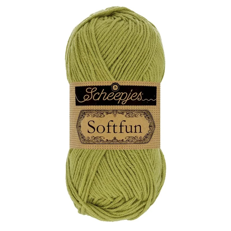 Scheepjes - Scheepjes Softfun 2531 Olive Yarn - 10x50g
