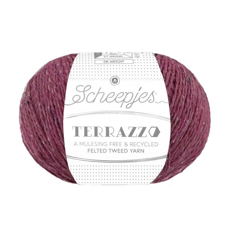 Scheepjes - Scheepjes Terrazzo 720 Sangria Yarn - 5x50g