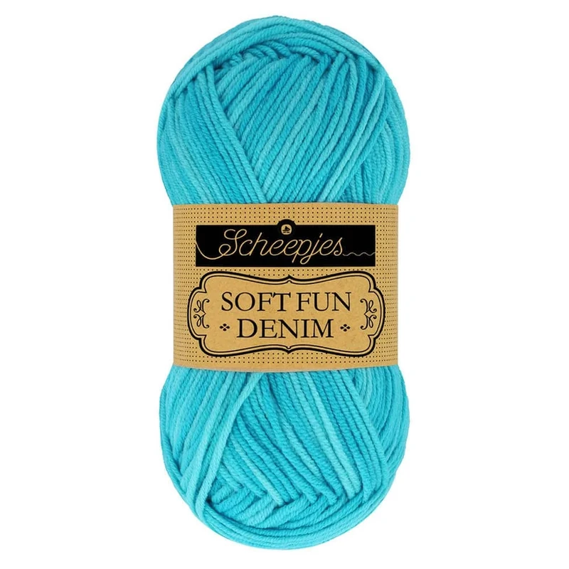Scheepjes - Scheepjes Softfun Denim 500 Yarn - 10x50g