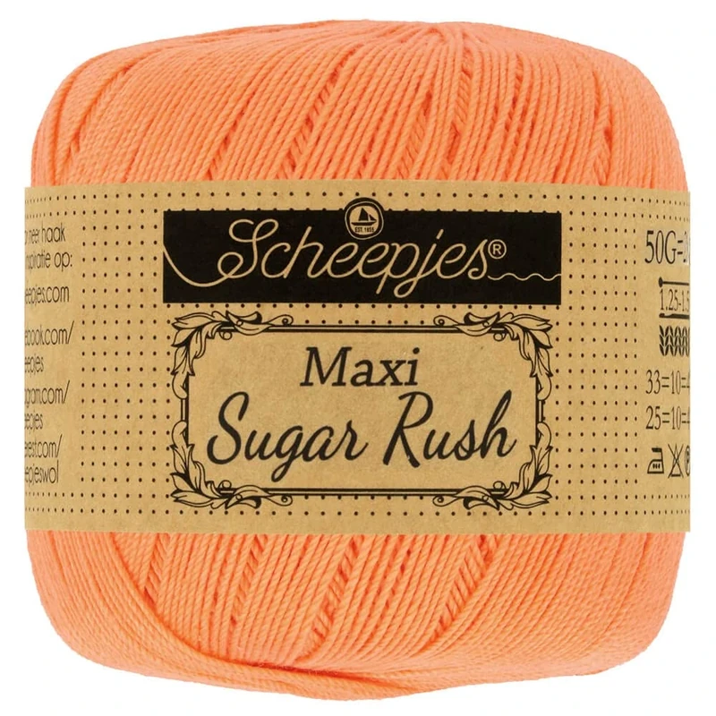 Scheepjes - Scheepjes Maxi Sugar Rush 386 Peach Yarn - 10x50g