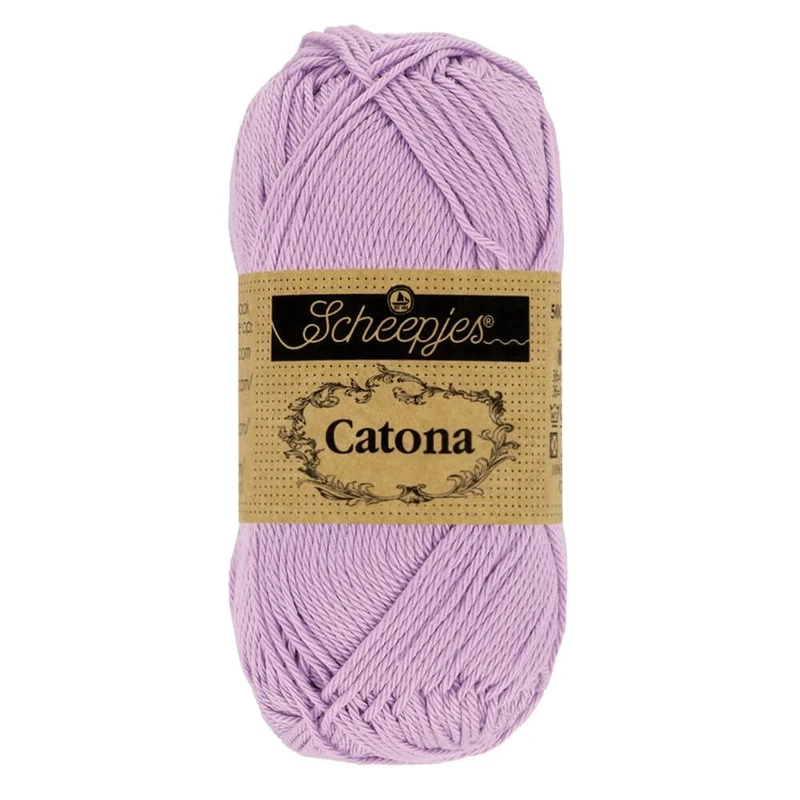 Scheepjes - Scheepjes Catona 520 Lavender Yarn - 20x25g