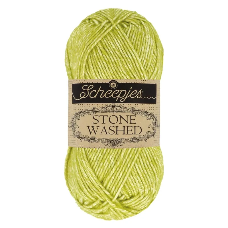Scheepjes - Scheepjes Stone Washed 827 Peridot Yarn - 10x50g