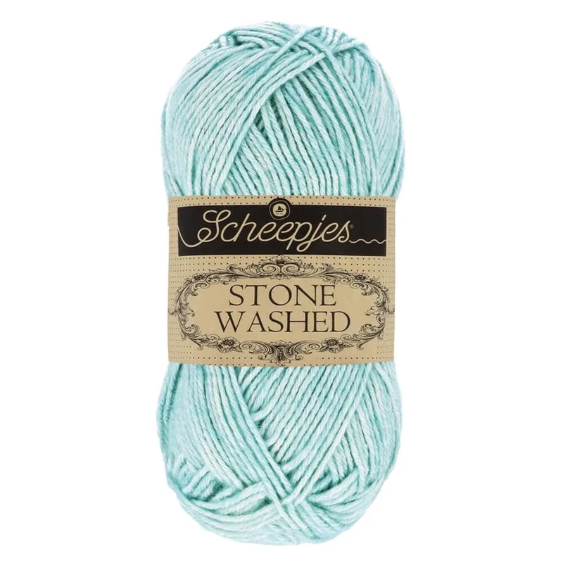 Scheepjes - Scheepjes Stone Washed 813 Amazonite Yarn - 10x50g
