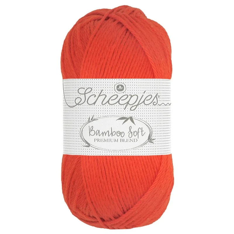 Scheepjes - Scheepjes Bamboo Soft 261 Regal Orange Yarn - 10x50g