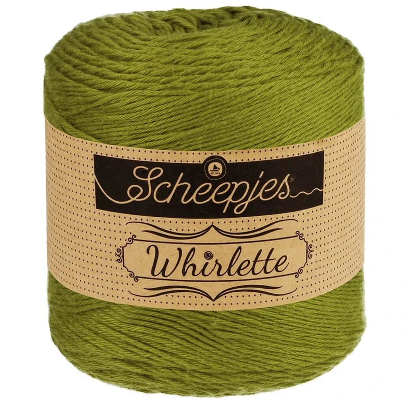 Scheepjes - Scheepjes Whirlette 882 Tangy Olive Yarn - 5x100g