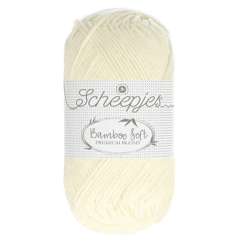 Scheepjes - Scheepjes Bamboo Soft 265 Rich Cream Yarn - 10x50g