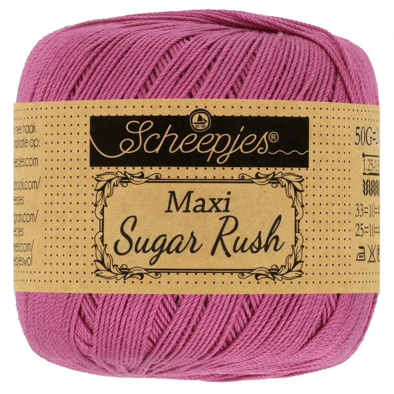 Scheepjes - Scheepjes Maxi Sugar Rush 251 Garden Rose Yarn - 10x50g