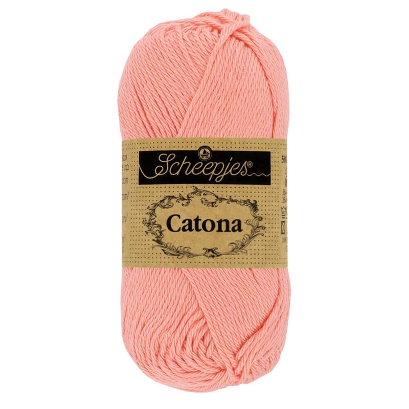 Scheepjes - Scheepjes Catona 264 Light Coral Yarn - 10x50g