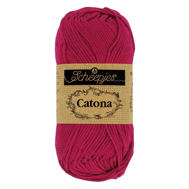 Scheepjes - Scheepjes Catona 192 Scarlet Yarn - 20x25g